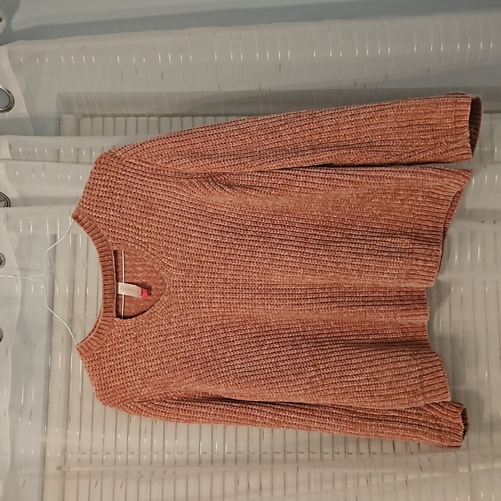 No Boundaries Super Soft Pink Sweater